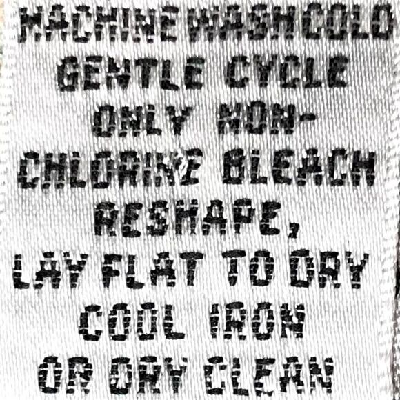 Talbots Wrap Style Geometric Print Top in Navy/White Women’s XL - Picture 8 of 8